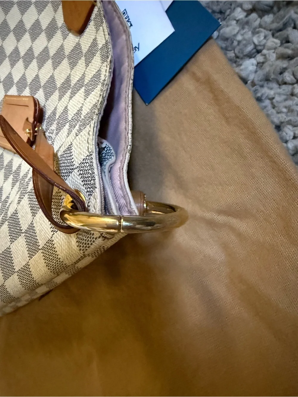 Louis Vuitton Graceful PM Damier Azur Handbag
